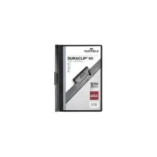 DURABLE Klip mappa 60 lap DURABLE DURACLIP®, fekete mappa