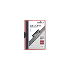 DURABLE Klip mappa 60lap Durable Duraclip®, piros mappa