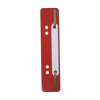 DURABLE Lefűzőlapocska, DURABLE, piros, 25db/cs
