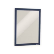 DURABLE Mágneses tasak, A4, öntapadó háttal, DURABLE DURAFRAME®, sötétkék (DB487207) információs tábla, állvány