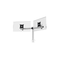 DURABLE Monitorhalterung PRO 2 Mon. Tischdurchführung silber (508623) monitor kellék