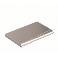 DURABLE Névjegykártyatartó tárca, fém, 20 db-os, DURABLE, matt ezüst névjegytartó