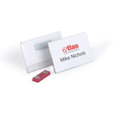DURABLE Névkitűző Durable 54x90 mm mágneses rögzítéssel névkitűző