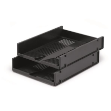 DURABLE Optimo műanyag irattálca fekete (1700784058) (DB784058) irattálca