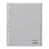 DURABLE Regiszter DURABLE műanyag nyomtatott A/4 maxi A-Z 20 részes szürke