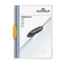 DURABLE swingclip a4 30lapos sárga clip-mappa mappa