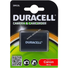 DURACELL akku Canon típus NB-2LH (Prémium termék) canon videókamera akkumulátor