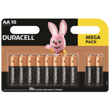 DURACELL Elem, AA ceruza, 10 db, DURACELL &quot;Basic&quot; ceruzaelem
