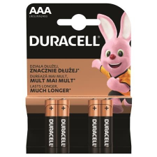 DURACELL Elem, AAA mikro, 4 db, DURACELL "Basic" ceruzaelem