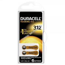 DURACELL hallókészülék elem AE312 6db/csom. gombelem