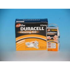 DURACELL hallókészülék elem DA312N6 elem és akkumulátor
