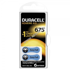 DURACELL hallókészülék elem DA675 6db/csom. speciális elem