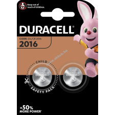 DURACELL lithium gombelem 3V CR2016 2db/csom. gombelem