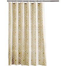 DuraHome HWN1522 Gold Zuhanyfüggöny, PEVA, 180×200 cm lakástextília