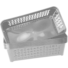 DuraHome Košík, DOMINO 3, šedý, 5 ks bútor