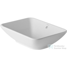 Duravit Bacino 55x42 cm-es ráültethető mosdó Wondergliss bevonattal,03345200001 szaniter
