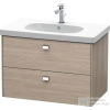 Duravit Brioso 82 cm-es alsó szekrény D-Code mosdóhoz, pine silver színben BR414601031 ( BR41460 )
