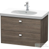 Duravit Brioso 82 cm-es alsó szekrény D-Code mosdóhoz, pine terra színben BR414601051 ( BR41460 )