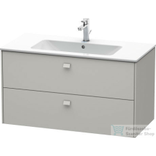 Duravit Brioso mosdó alá építhető 2 fiókos alsószekrény,1020x479 mm, Concrete Grey Matt Decor BR410300707 fürdőszoba bútor