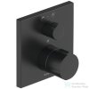 Duravit C.1 falsík alatti termosztátos kád/zuhanycsaptelep kádkifolyó/kézizuhany jelöléssel, matt fekete C15200013046