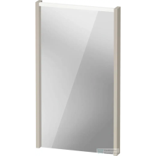 Duravit D-CODE 40x70 cm-es tükör LED világítással, matt taupe DC7075091910000 fürdőszoba kiegészítő