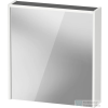 Duravit D-CODE 65x70 cm-es tükrös szekrény világítással, dugaljjal, balos, matt fehér DC7105L18180000
