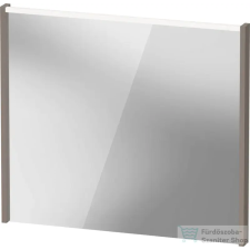 Duravit D-CODE 80x70 cm-es tükör LED világítással, matt bazalt DC7077043430000 fürdőszoba kiegészítő
