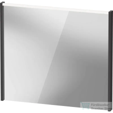 Duravit D-CODE 80x70 cm-es tükör LED világítással, matt grafit DC7077049490000 fürdőszoba kiegészítő