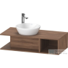 Duravit D-NEO 1000x480 mm-es mosdó alá építhető alsószekrény,Natural Walnut Decor DE491907979
