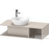 Duravit D-NEO 1000x480 mm-es mosdó alá építhető alsószekrény,Taupe Matt Decor DE491909191