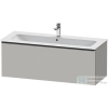 Duravit D-NEO 1210x462 mm-es 1 fiókos alsószekrény 233612,vagy 236112 mosdóhoz,Concrete Grey Matt Decor DE426400707