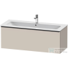 Duravit D-NEO 1210x462 mm-es 1 fiókos alsószekrény 233612,vagy 236112 mosdóhoz,Taupe Matt Decor DE426409191