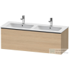 Duravit D-NEO 1280x462 mm-es 1 fiókos alsószekrény 233613 mosdóhoz,Natural Oak DE426503030