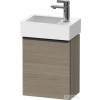 Duravit D-NEO 364x222 mm-es 1 ajtós függesztett szekrény 072438 mosdóhoz,balos, Oak Terra DE4218L3535