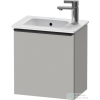 Duravit D-NEO 410x274 mm-es 1 ajtós,jobbos,függesztett szekrény 072343 mosdóhoz,Concrete Grey Matt Decor DE4259R0707