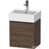 Duravit D-NEO 434 x 322 mm-es 1 ajtós szekrény Vero Air kézmosóhoz,balos, Walnut Dark Decor DE4217L2121
