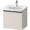 Duravit D-NEO 484x372 mm-es 1 fiókos alsószekrény 074250 mosdóhoz,Taupe Matt Decor DE4248091910000