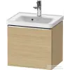 Duravit D-NEO 48,4x37,2 cm-es, 1 fiókos fali szekrény, króm fogantyúval, 074250XXX mosdóhoz, natúr tölgy DE4248010300000