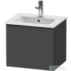 Duravit D-NEO 510x402 mm-es 1 fiókos függesztett szekrény 233653XXX mosdóhoz,Graphite Matt Decor DE426004949