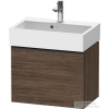 Duravit D-NEO 584x372 mm-es 1 fiókos alsószekrény 236860 mosdóhoz,Walnut Dark Decor DE422902121