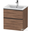 Duravit D-NEO 610x462 mm-es 2 fiókos függesztett szekrény 233663XXX mosdóhoz,Natural Walnut Decor DE436107979