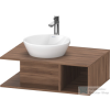 Duravit D-NEO 800x550 mm-es mosdó alá építhető alsószekrény,Natural Walnut Decor DE492807979