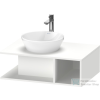 Duravit D-NEO 800x550 mm-es mosdó alá építhető alsószekrény,White Matt Decor DE492801818