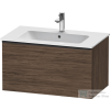 Duravit D-NEO 810x462 mm-es 1 fiókos alsószekrény 233683,234583,vagy 234683 mosdóhoz,Walnut Dark Decor DE426202121