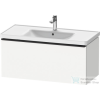 Duravit D-NEO 984x452 mm-es 1 fiókos alsószekrény 236710 mosdóhoz,White Matt Decor DE425601818