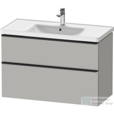 Duravit D-NEO 984x452 mm-es 2 fiókos függesztett szekrény 236710XXX mosdóhoz,Concrete Grey Matt Decor DE435600707 fürdőszoba bútor