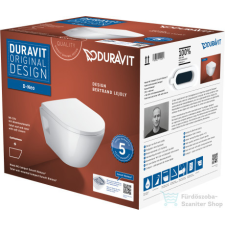 Duravit D-NEO Compact perem nélküli függesztett wc szett lecsapódásgátlós ülőkével, fehér 45870900A1 szaniter