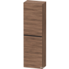 Duravit D-NEO félmagas szekrény, 40x132x24 cm jobbos ajtóval, Natural Walnut Decor DE1318R7979
