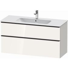 Duravit D-Neo szekrény 121x46.2x62.5 cm Függesztett, mosdó alatti fehér DE436402222 fürdőszoba bútor
