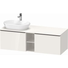 Duravit D-Neo szekrény 140x55x45.9 cm Függesztett, mosdó alatti fehér DE4950L2222 fürdőszoba bútor